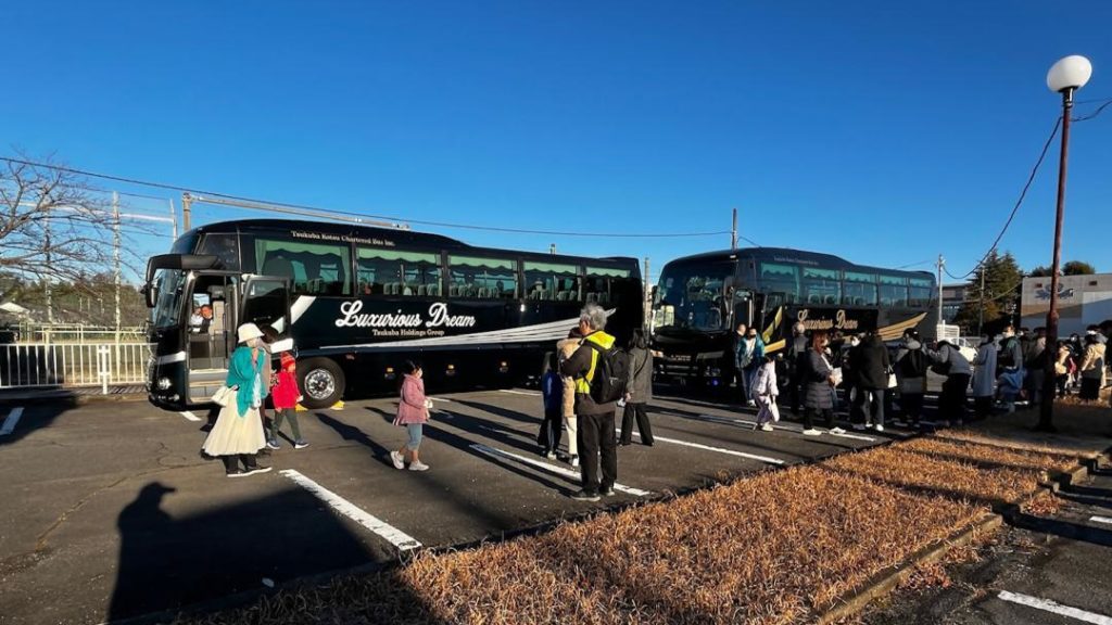 守谷市スクールバス試乗会