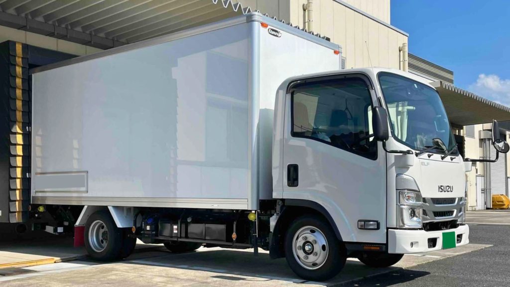 つくば市のトラック